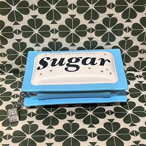 ♠️kate spade Coffee Break 3D Sugar Packet Small Card Holder Wallet NWT - Picture 11 of 15